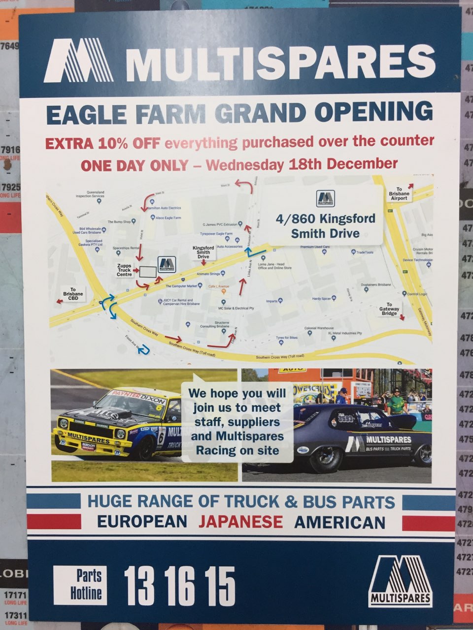 Multi Spares Eagle Farm Grand Opening